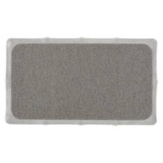 Loofah Anti-Slip Bath Mat, Gray