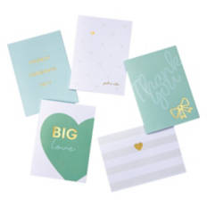 50 Pack Greeting Cards Combo Pack - Green