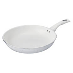 12" Fry Pan, White