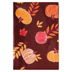 60" x  84" Vinyl Tablecloth - Pumpkins