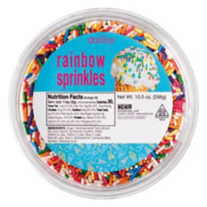 Rainbow Sprinkles, 10.5 oz
