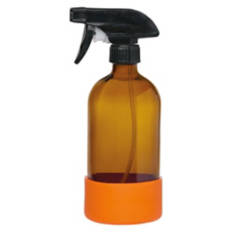 Amber Cleaning Glass Spray Bottle, Orange