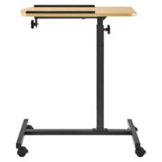 Rolling Laptop Desk, Beige