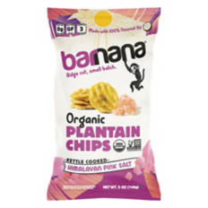 Organic Pink Salt Plantain Chips, 5 oz