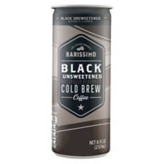 Black Unsweetened Black Cold Brew Coffee, 8 fl oz can