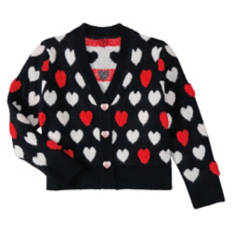 Children's Valentine's Day Sweater - Black, S