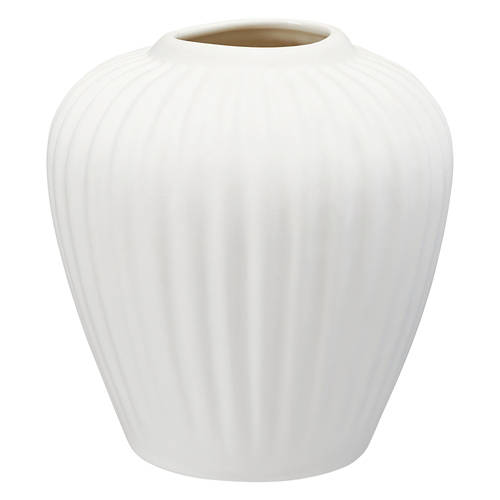 Textured Ceramic Vase - Fluted Bouquet