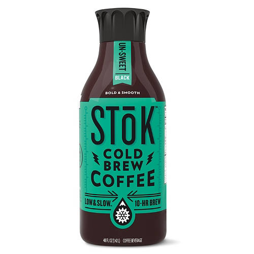 Cold Brew Black Coffee Unsweetened, 48 fl oz