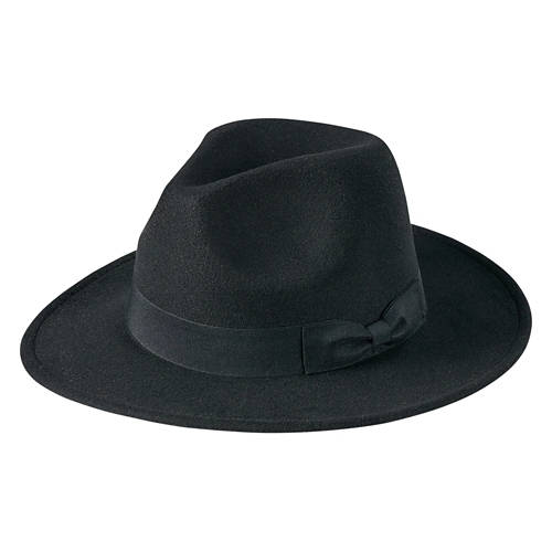 Ladies Felt Hat, Black