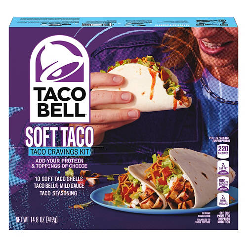 Soft Taco Dinner Kit, 10 count Product Image Front shot 01