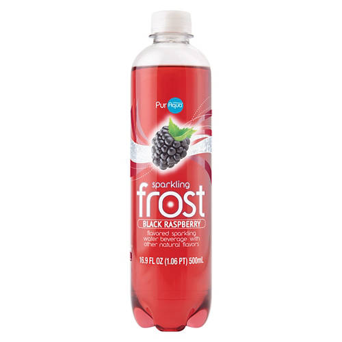 Black Raspberry Sparkling Flavored Frost Water, 17 fl oz