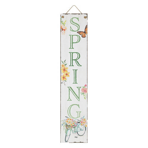 48" Tall Welcome/Spring Reversible Porch Sign Product Image Front shot 01