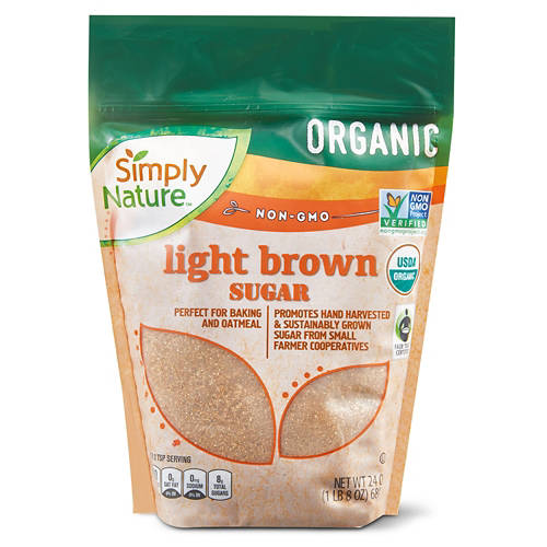 Organic  Light Brown Sugar Pouch, 24 oz