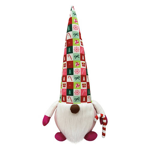 20" Holiday Gnome - Candy Cane