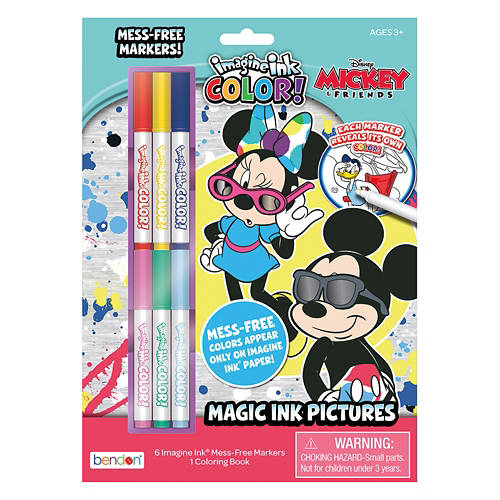 Magic Ink Coloring Pad - Mickey & Minnie