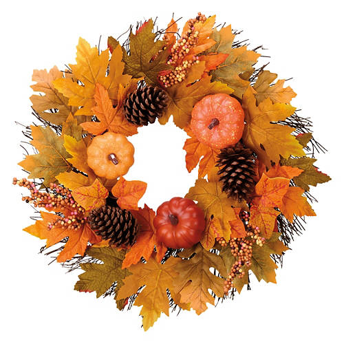 20" Fall Harvest Wreath