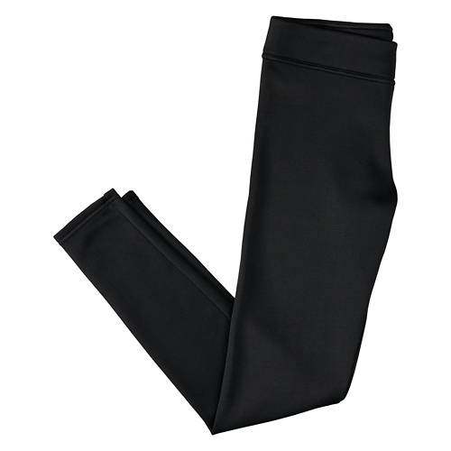 Ladies Fleece Lined Leggings - Black, L