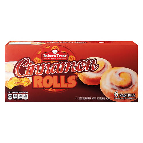 Pastry Cinnamon Rolls, 6 count