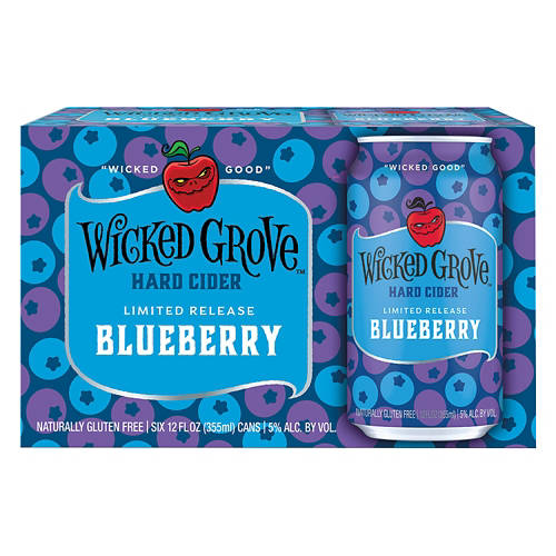 Blueberry Hard Cider Product Image Front shot 01