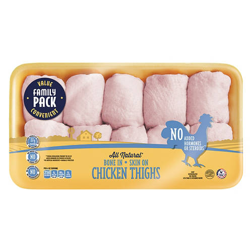 Family  Pack Chicken Thighs Product Image Front shot 01