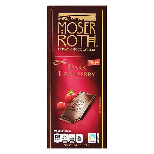 Dark Chocolate Cranberry Bar, 4.4 oz