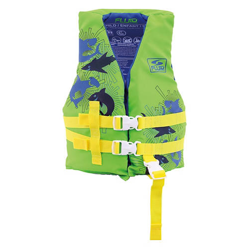 Children's Fluid Life Vest, Sharks