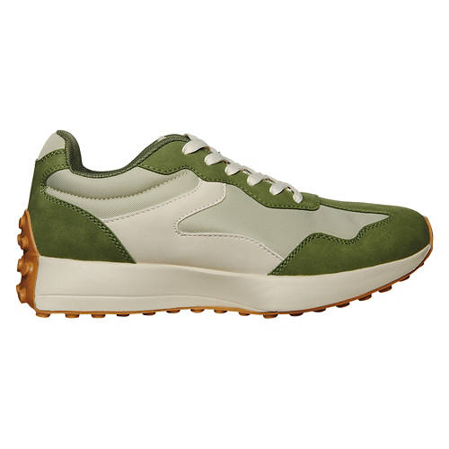 Ladies Casual Sneaker - Olive, 8