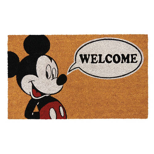 18" X 30" Welcome Mickey Coir Mat