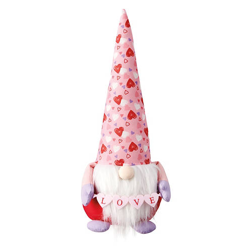 20" Tall Valentine's Day Gnome - Love Garland