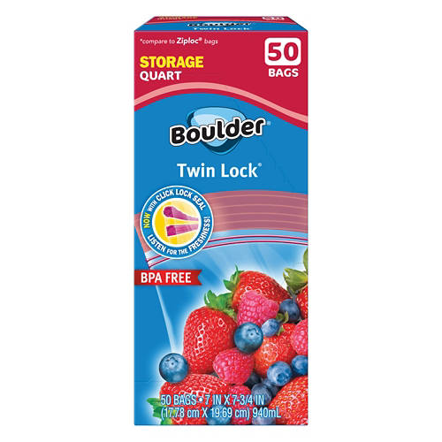 Quart Storage Bags, 50 count