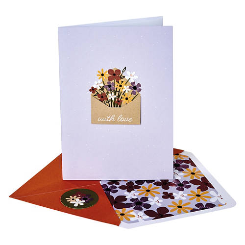 5" x 7" Greeting Card - With Love