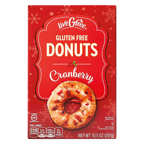 Cranberry Gluten Free Donuts, 10.5 oz