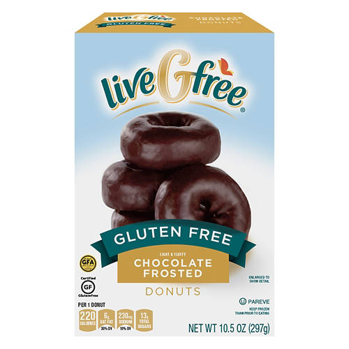 Gluten Free Chocolate Frosted Donuts, 10.5 oz