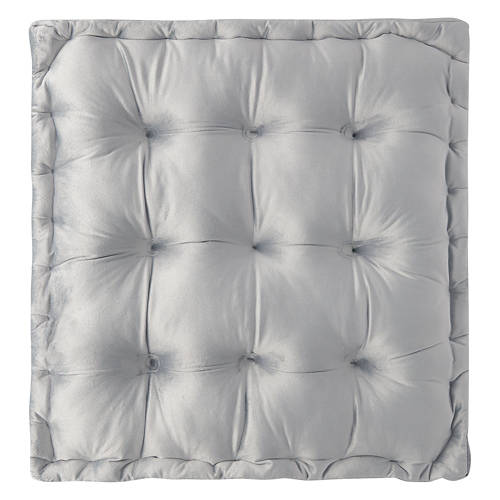 Square Floor Pillow - Velvet Gray