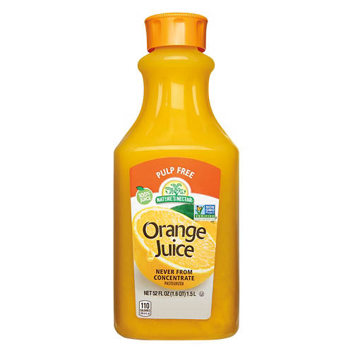 Premium Orange Juice No Pulp, 52 fl oz Product Image Front shot 01