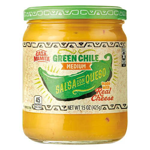 Green Chile Salsa Con Que Cheese Dip, 15 oz