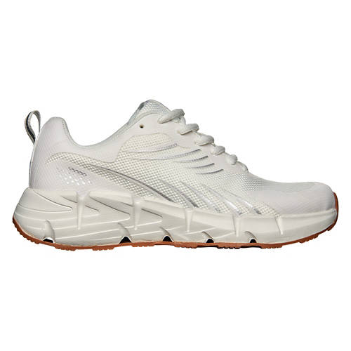 Ladies Memory Foam Athletic Shoes - White, 10