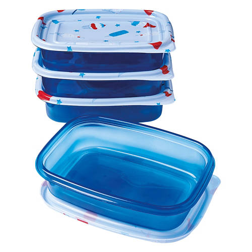 Single Compartment Food Container - Ice Cream Print Product Image Front shot 01