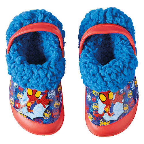 Toddler Spiderman Character Warm Lined Clog, 7/8