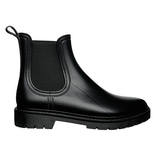 Ladies Chelsea Rain boots - Black, 9