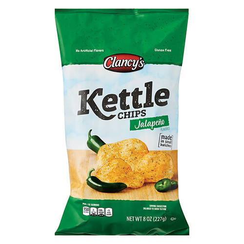 Jalapeño  Kettle Chips, 8 oz Product Image Front shot 01