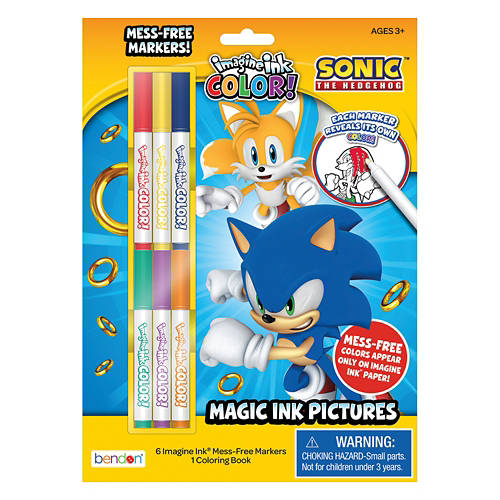 Magic Ink Coloring Pad - Sonic