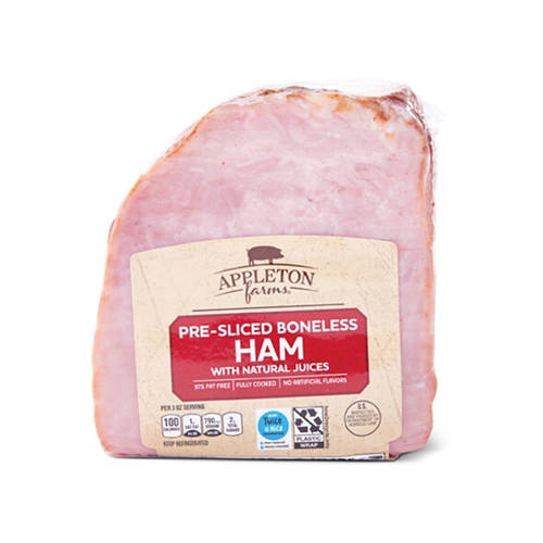 Pre-Sliced Boneless Ham with Natural Juices