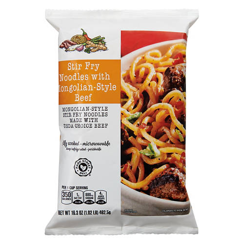 Stir Fry Noodles with Mongolian-Style Beef Meal Kit Product Image Front shot 01