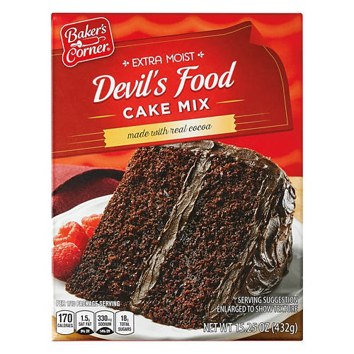 Extra Moist Devil's Food Cake Mix, 15.25 oz