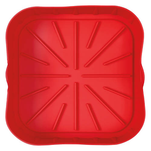 Air Fryer Liner Square Shaped, Red