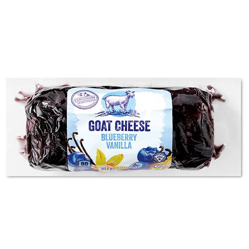 Blueberry Vanilla Flavored Goat Cheese Log, 6 oz