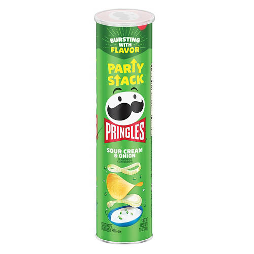 Sour  Cream & Onion Pringles Party Stacks, 7.1 oz