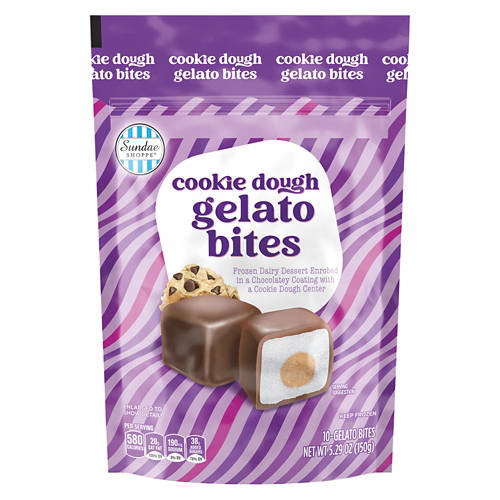 Cookie Dough Gelato Bites, 10 count Product Image Front shot 01