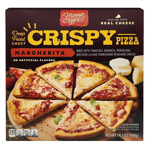 Deep Fried Crust Margherita Crispy Pizza, 14.1 oz Product Image Front shot 01